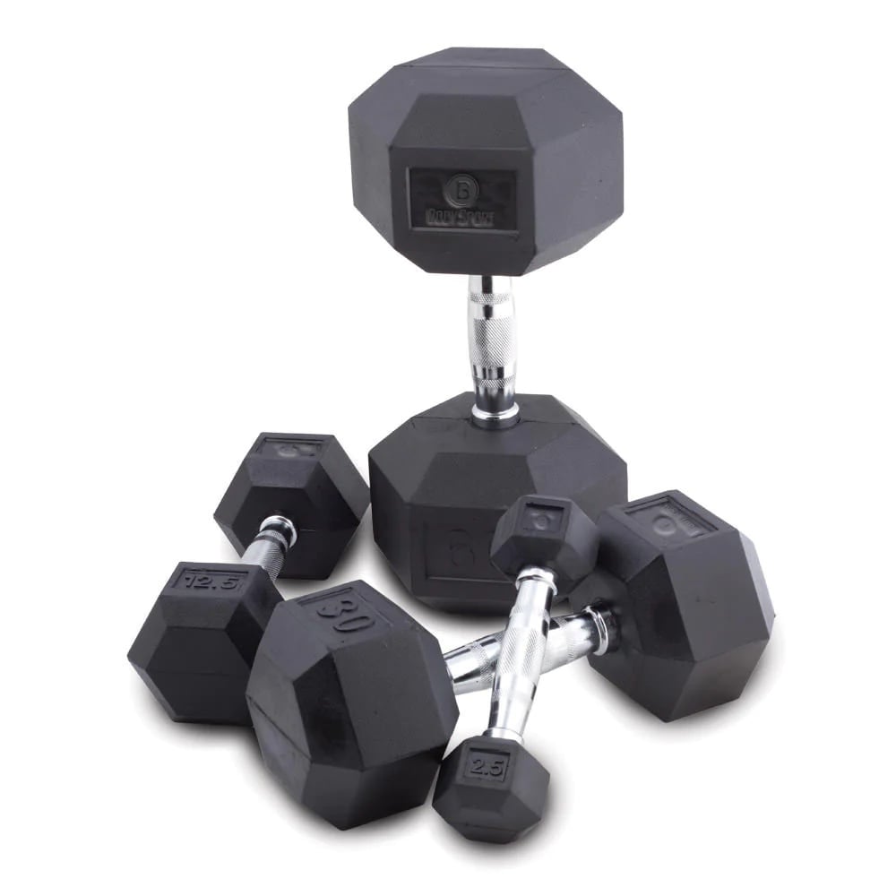 Body Sport Hex Dumbbells